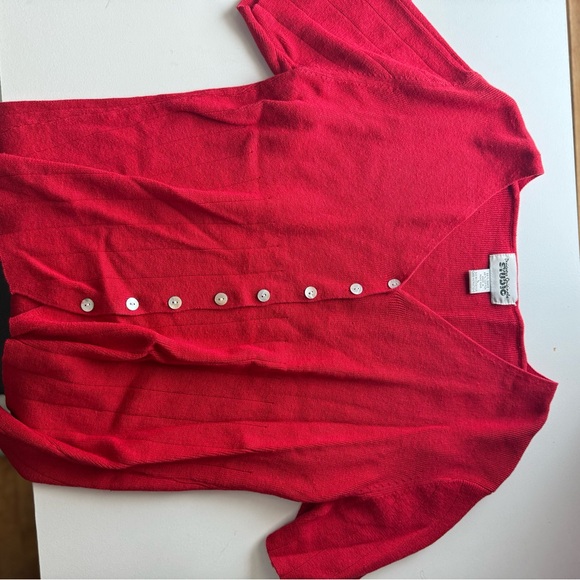 Studio Red Knit Top - Picture 1 of 2